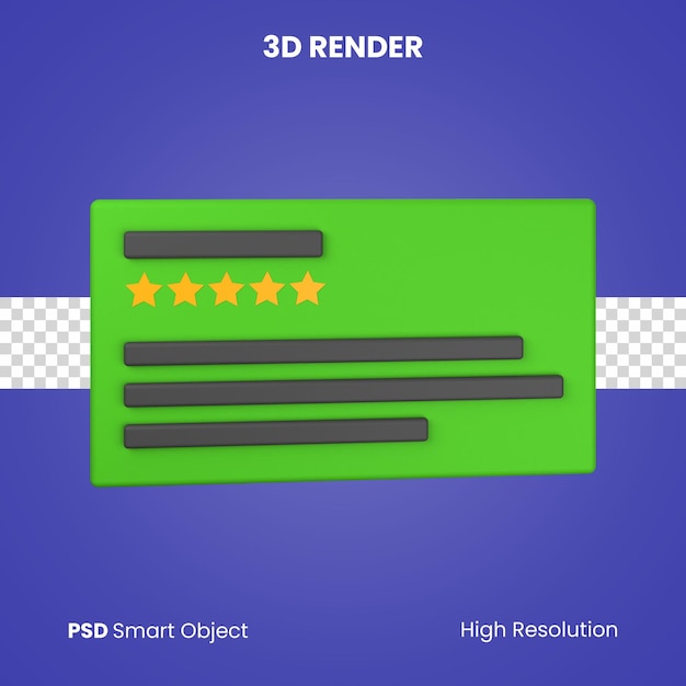 3d-render isoliert