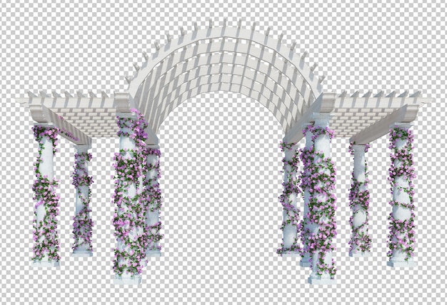 3d Render Ivy Plants Isoladas