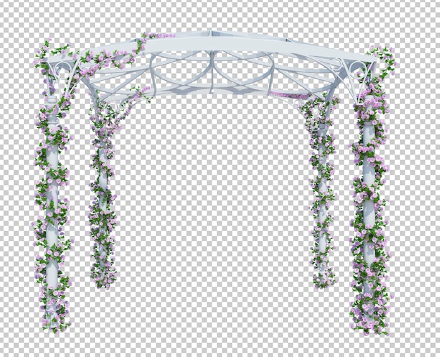 3d render ivy plants isoladas