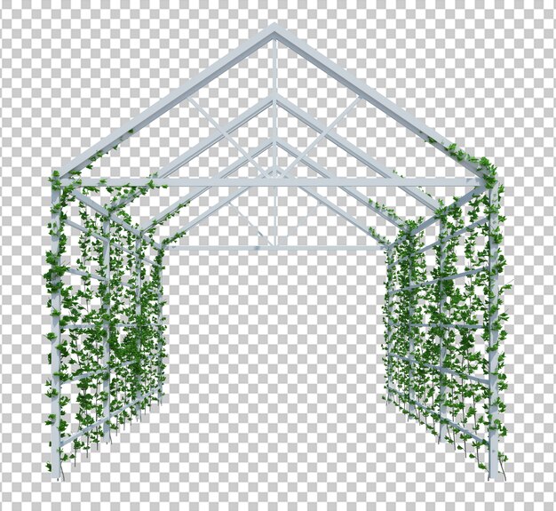 PSD 3d render ivy plants isoladas