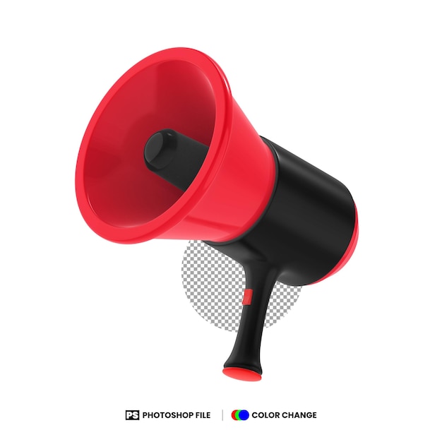 3d render loadspeaker