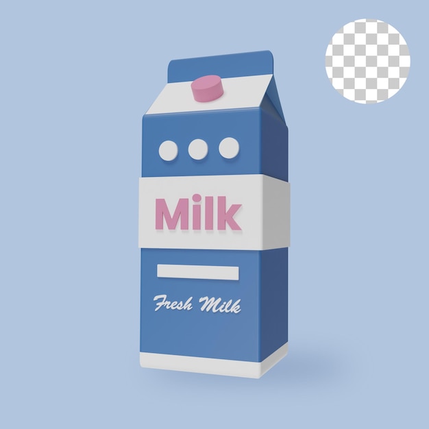 3d-render-milk-box-symbol