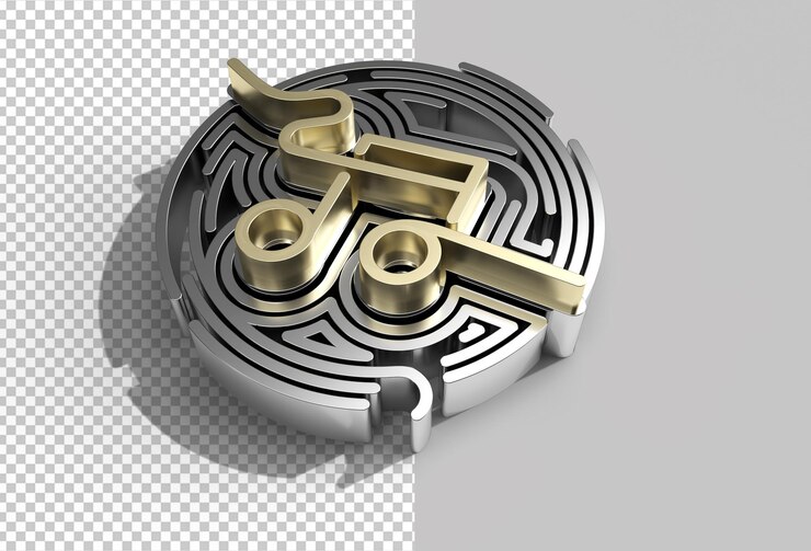 PSD 3d render music notes ilustración diseño archivo psd transparente.