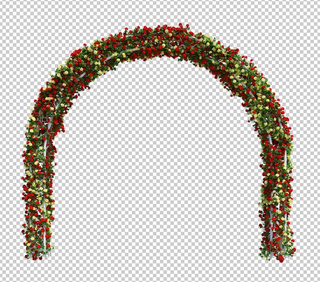 3D Render piante di edera isolate