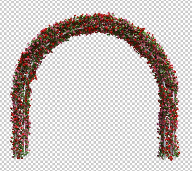 3D Render piante di edera isolate