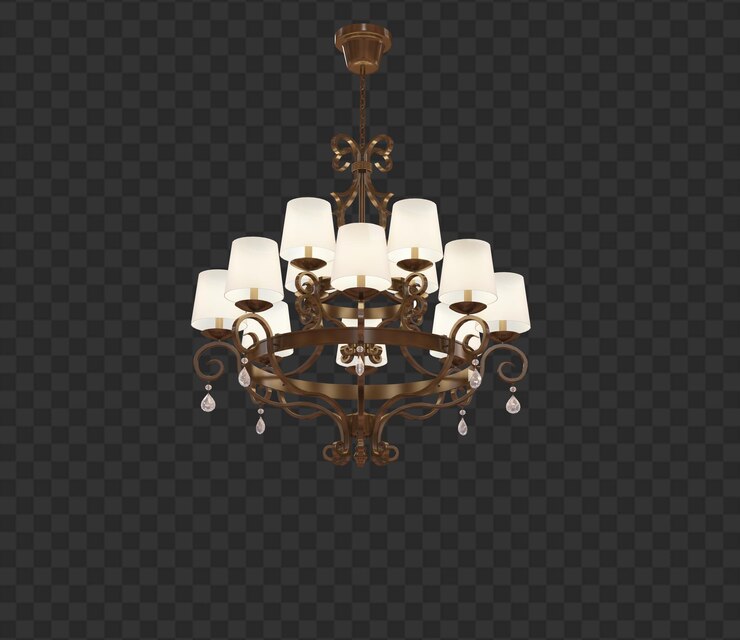 PSD 3d render retro araña aislado