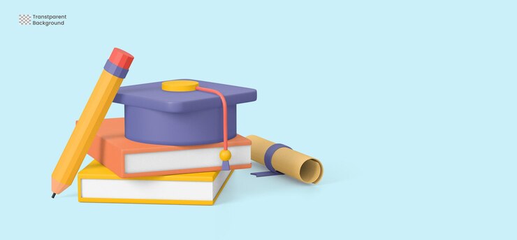 PSD 3d render school bag icon isolated