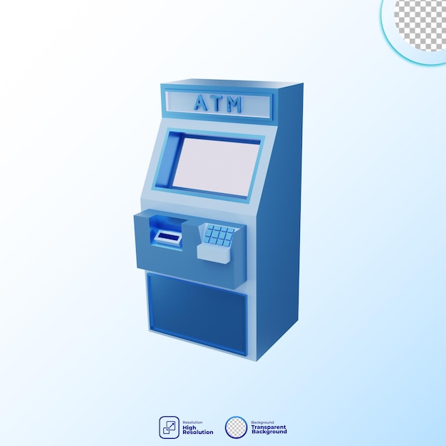 3D-Render-Symbol Finanzen