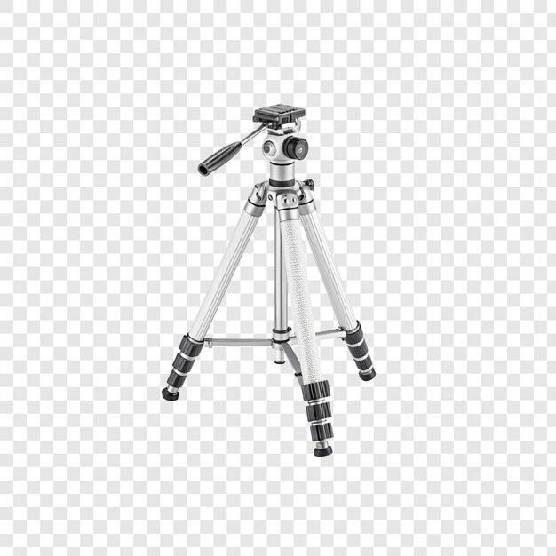 3d render trípode psd png aislado en un fondo transparente