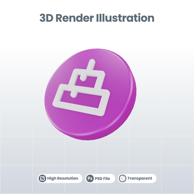 3D Render Valentine con icono de teléfono inteligente para UI UX Web Mobile App Social Media Promotion