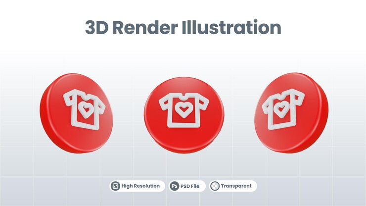 PSD 3d render valentine with tv icon para ui ux web mobile app social media promotion
