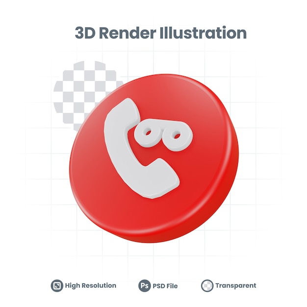 3d-render-voice-mail-sprachaufzeichnungssymbol für web-mobile-app-social-media-promotion