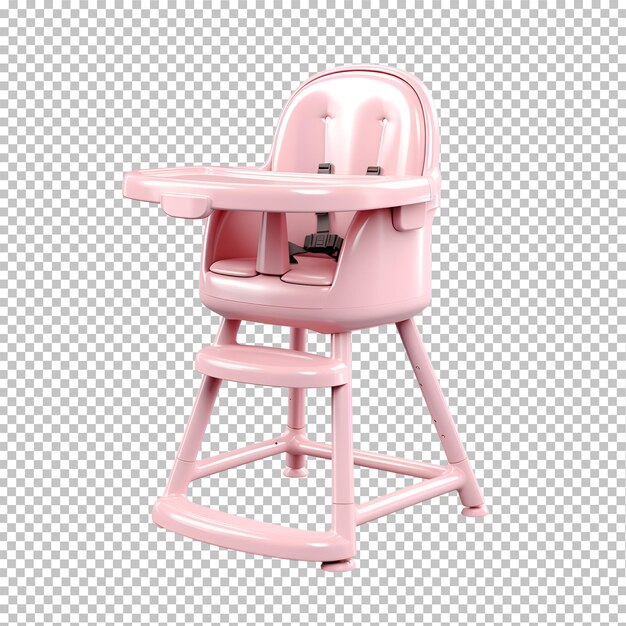 PSD 3d-render von baby-fütterungsstuhl