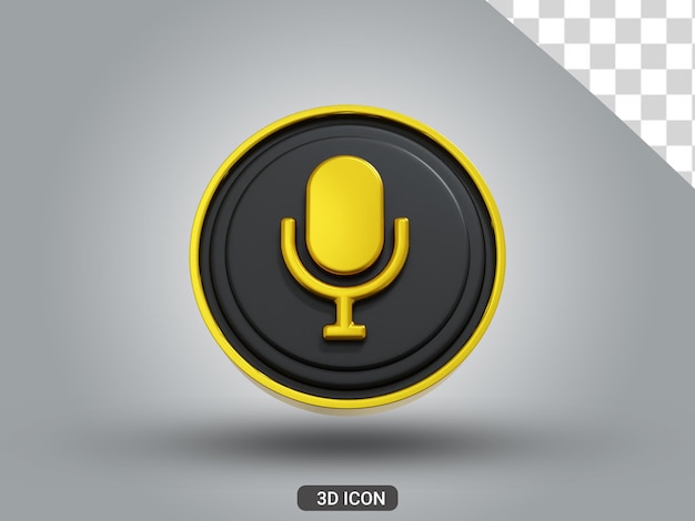 3d rendered music 3d icon front bottom view