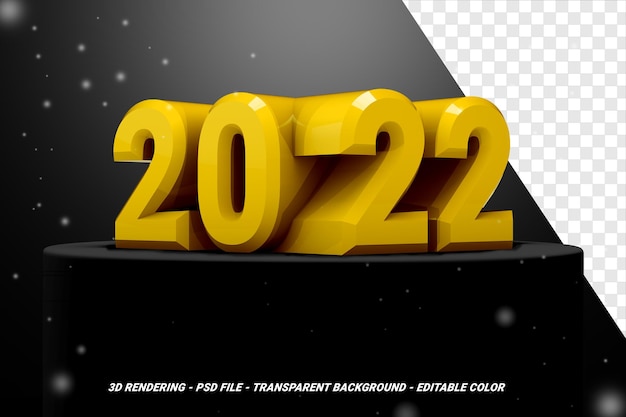 3d-rendering 2022 gold