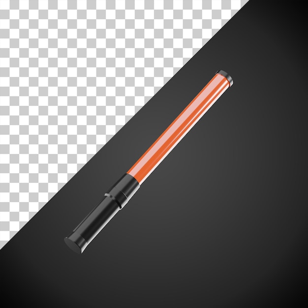 3D-Rendering Abbildung Symbol Ampel Stick