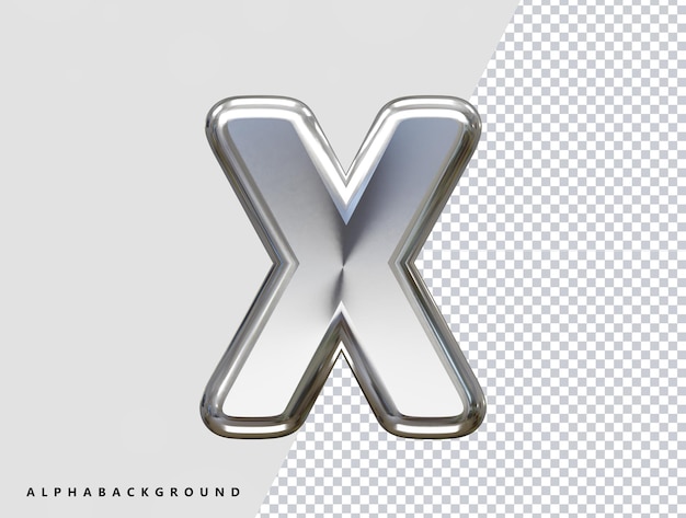 3D-Rendering-Alphabet-Texteffekt-Vektor-transparentes Element