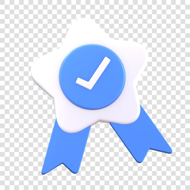 PSD 3d-rendering-award-symbol