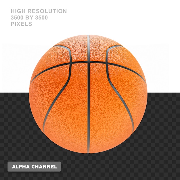 PSD 3d-rendering-basketball-illustration