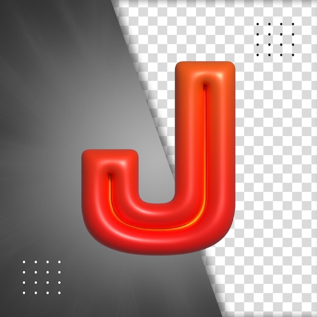 3D-Rendering Buchstaben des Alphabets 3D-Buchstabe Alphabetische Schriftart Foliensymbol realistisches englisches Alphabet