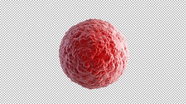 PSD 3d-rendering corona-virus isolierter hintergrund3d-rendering