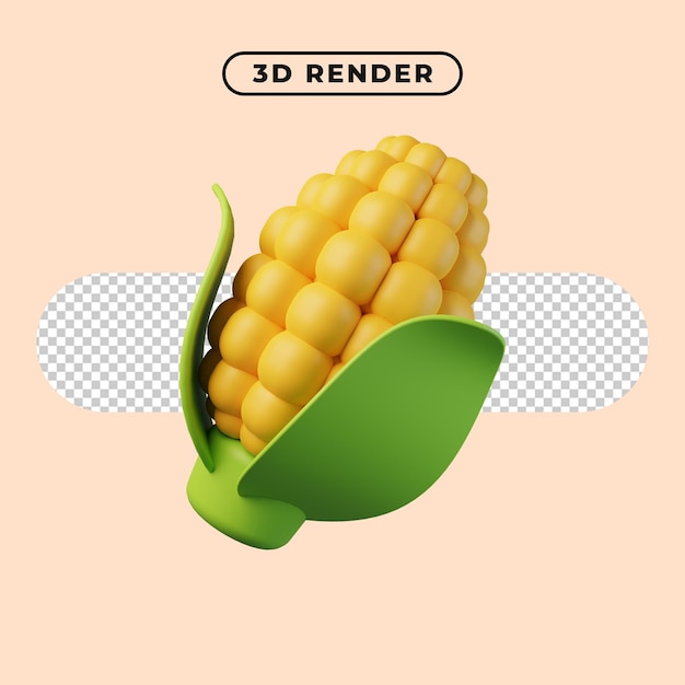 3D-Rendering des Maissymbols