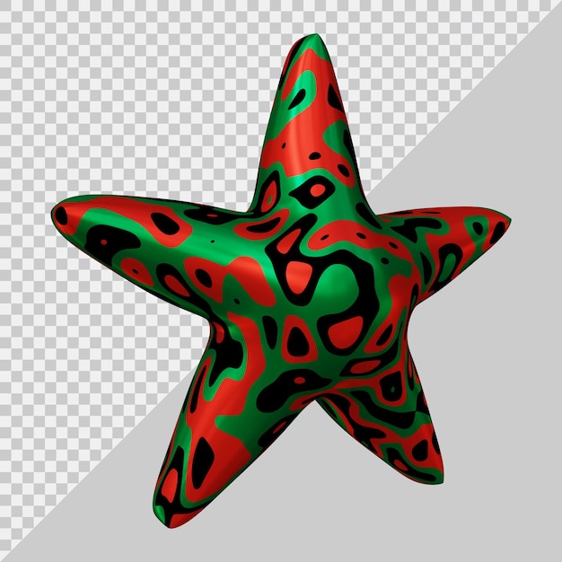 PSD 3d-rendering des sternsymbols