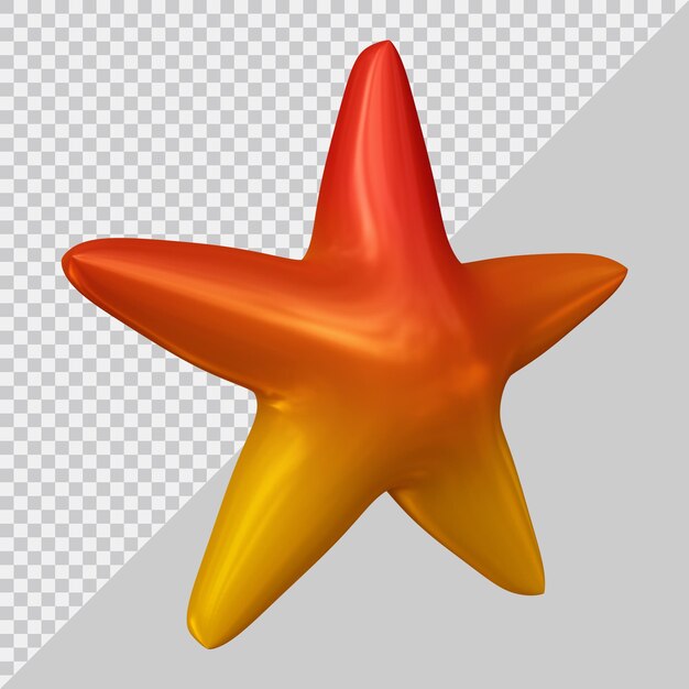 3D-Rendering des Sternsymbols