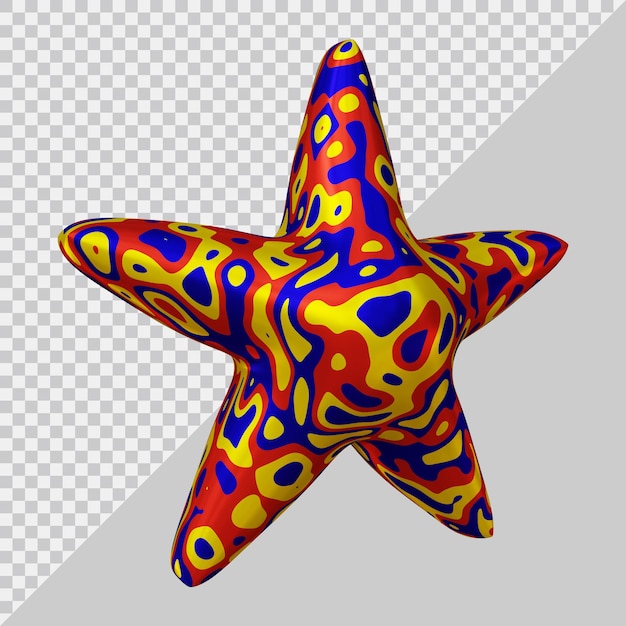 3D-Rendering des Sternsymbols