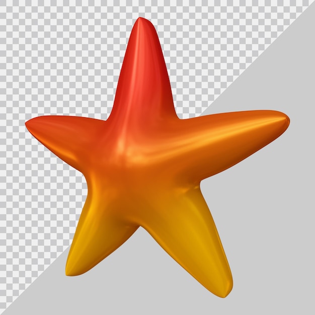 3D-Rendering des Sternsymbols
