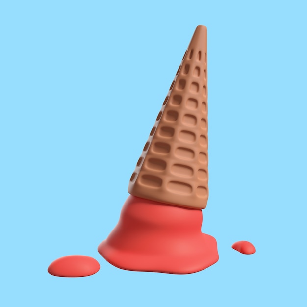 3D-Rendering des Symbols für das neue Jahr