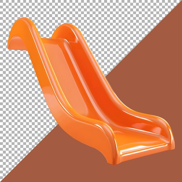 PSD 3d-rendering einer plastikschwinge für kinder auf durchsichtigem hintergrund ai generiert