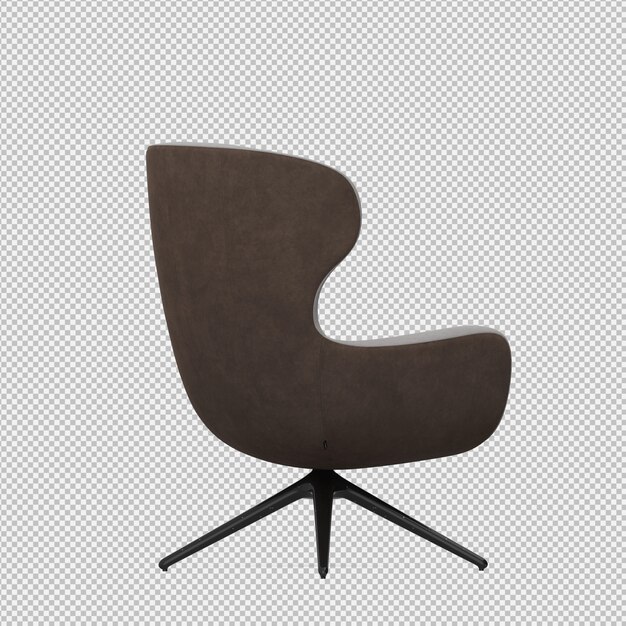 3D-Rendering eines isometrischen Sessels