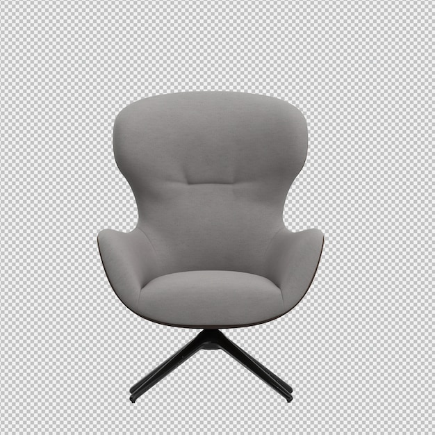 3D-Rendering eines isometrischen Sessels