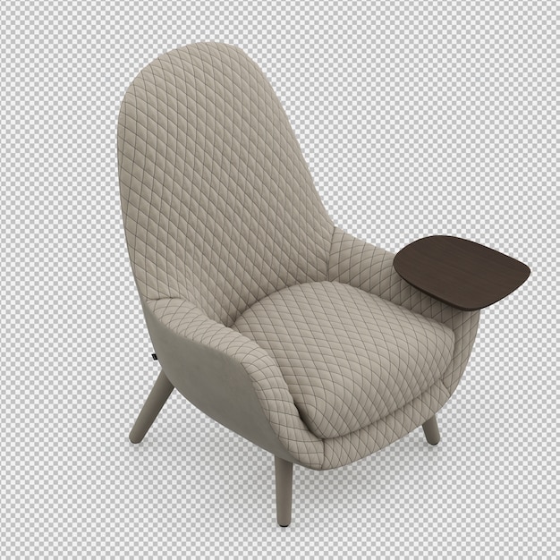 3D-Rendering eines isometrischen Sessels