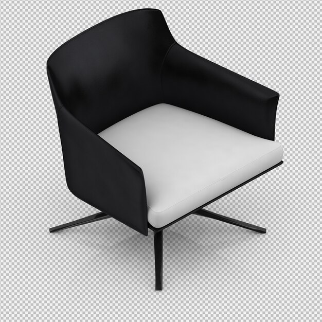 3D-Rendering eines isometrischen Sessels