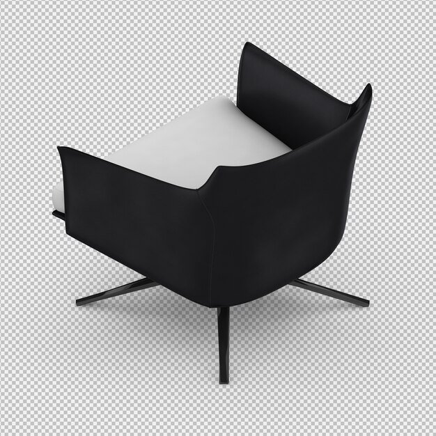 3D-Rendering eines isometrischen Sessels