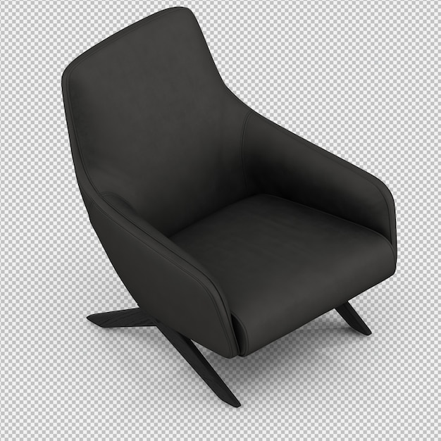 3D-Rendering eines isometrischen Sessels