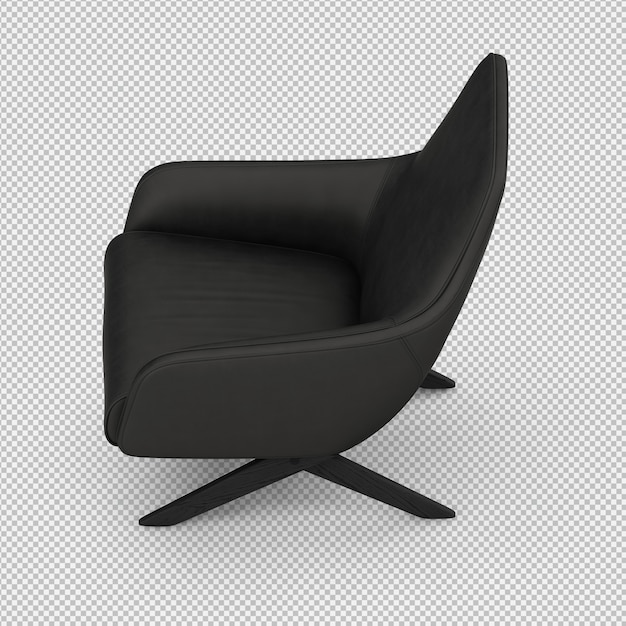 3D-Rendering eines isometrischen Sessels
