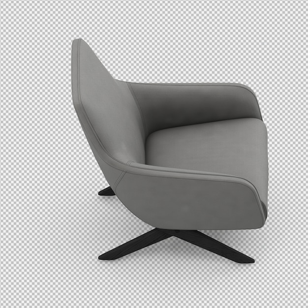 3D-Rendering eines isometrischen Sessels