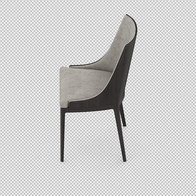 3D-Rendering eines isometrischen Sessels