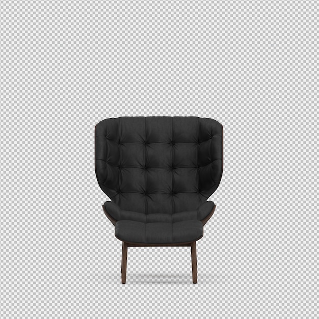3D-Rendering eines isometrischen Sessels