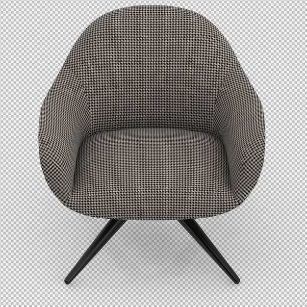 3D-Rendering eines isometrischen Sessels