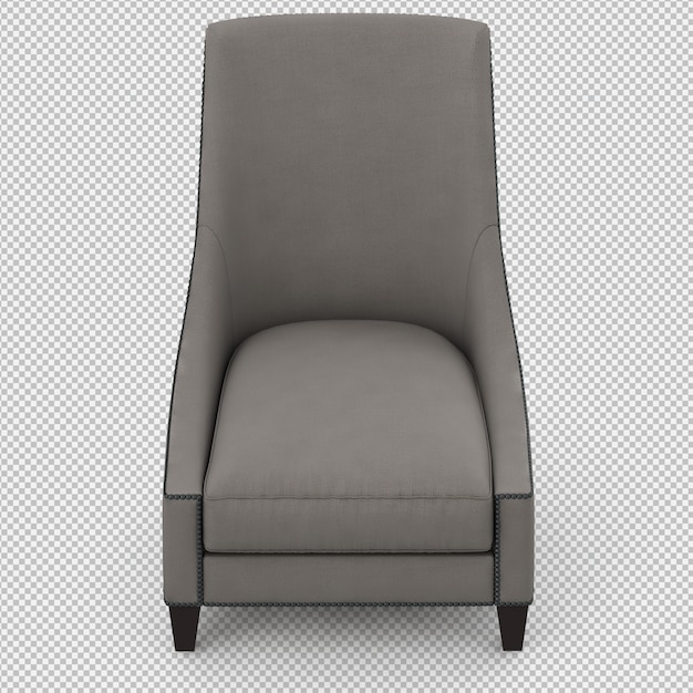3D-Rendering eines isometrischen Sessels