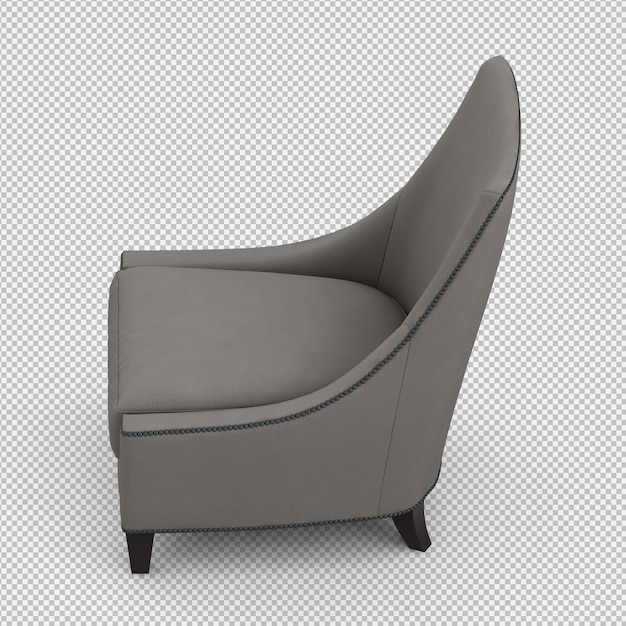 3D-Rendering eines isometrischen Sessels