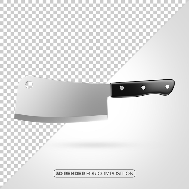 3D-Rendering eines Steak-Messers