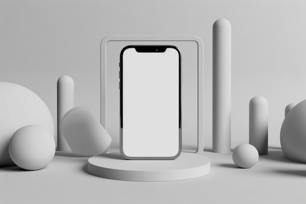 3D-Rendering eines Telefons