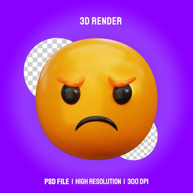 3d-rendering-emoticons