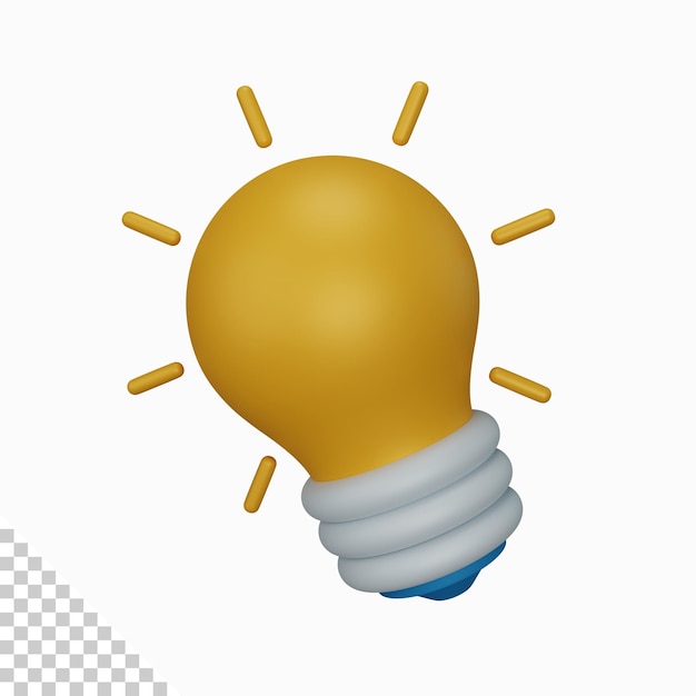 3D-Rendering Geschäftsidee isoliert nützlich für Unternehmen und Finanzdesign Illustration