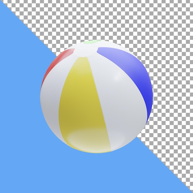 3D-Rendering-Illustration Strandball